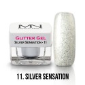 Glitter Gel - 11. Silver Sensation 4g