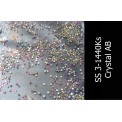 Kamínky Crystal AB  SS3 - 1440 ks