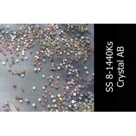 Kamínky Crystal AB  SS8 - 1440 ks