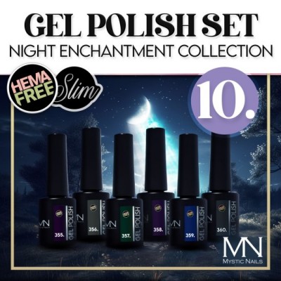 Gel lak set č.10 (HEMA-free) 6x6ml