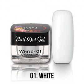 Painting Nail Art Gel - 01 - White 4g (HEMA-free)