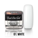 UV Painting Nail Art Gel - 01 - White  4g