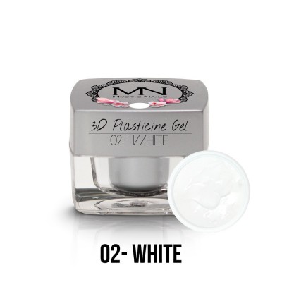 3D Plasticine Gel - 02. White 3,5g