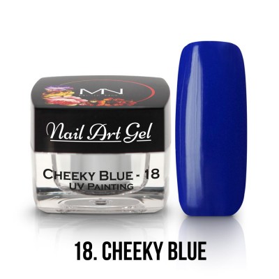 UV Painting Nail Art Gel - 18 - Cheeky Blue  4g