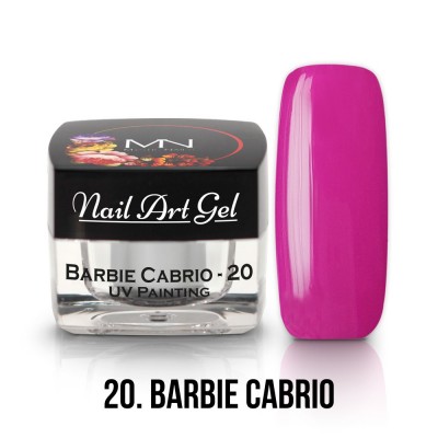 UV Painting Nail Art Gel - 20 - Barbie Cabrio  4g