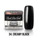 UV Painting Nail Art Gel - 34 - Creamy Black 4g