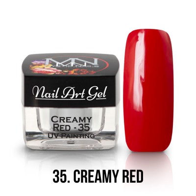 UV Painting Nail Art Gel - 35 - Creamy Red 4g