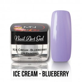 UV Painting Nail Art Gel - Ice Cream - Blueberry  4g
