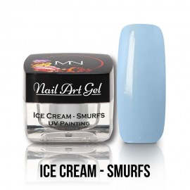 UV Painting Nail Art Gel - Ice Cream - Smurfs  4g