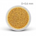 Mini perličky - zlaté (0,6mm)