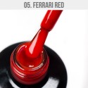 Gel lak - 05. Ferrari Red 12ml