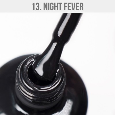 Gel lak - 13.  Black (Night Fever) 12 ml